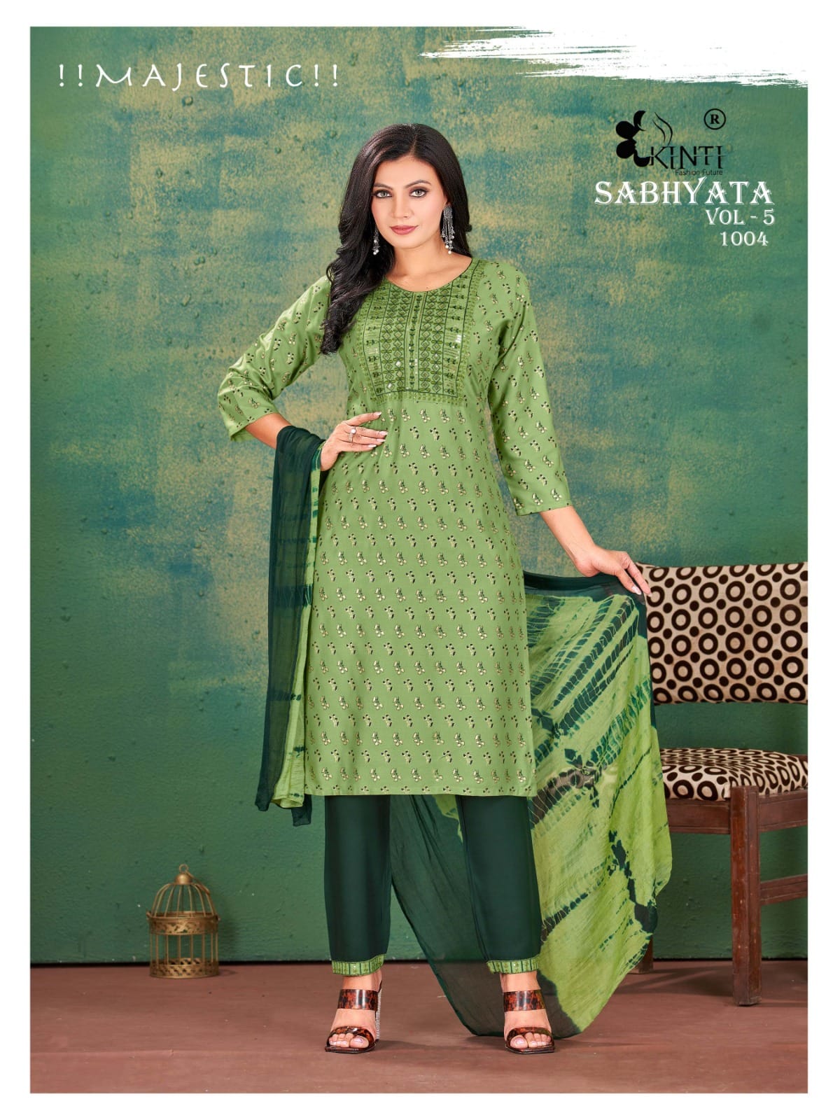 Kinti Sabhyata Vol 5 Embroidery Readymade Suits Catalog
